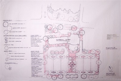 Planting plan for previous retirement home project.