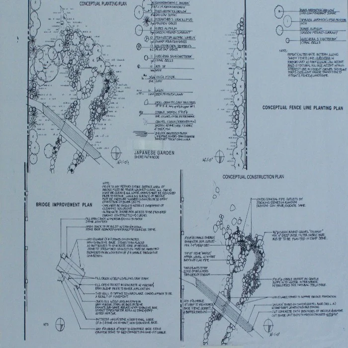architectural landscape design print