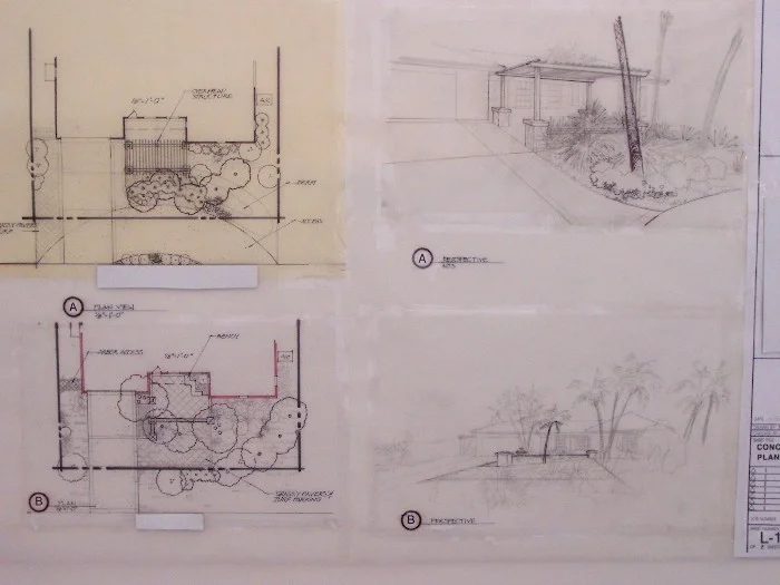 architectural landscape design print