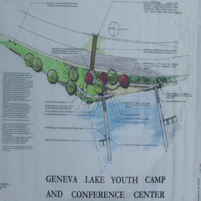 architectural landscape design print Converence Center