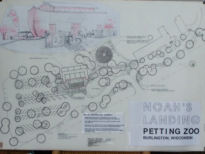architectural landscape design print Petting Zoo