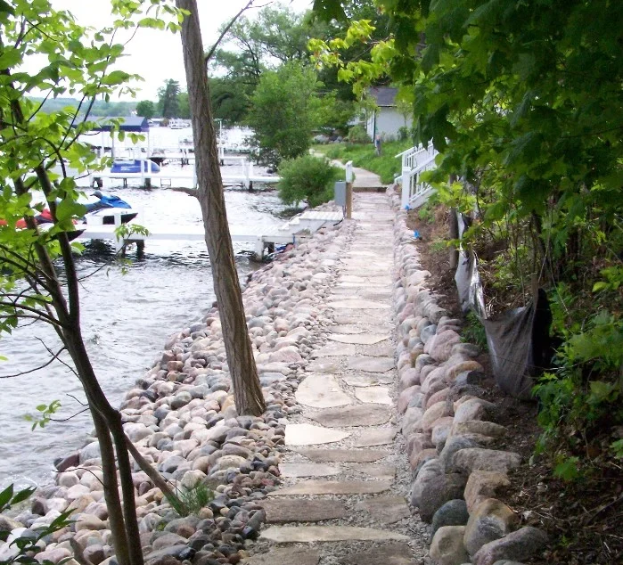 stone walkway