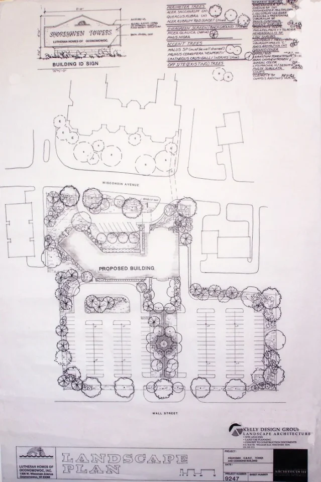 architectural landscape design print