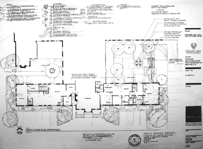 architectural landscape design print