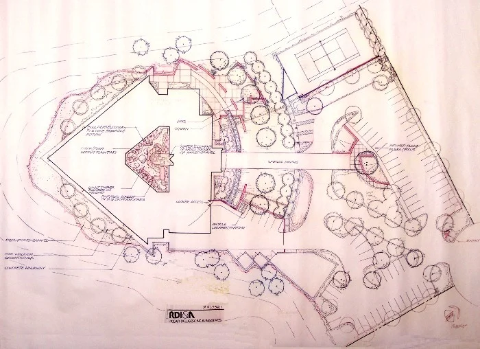architectural landscape design print