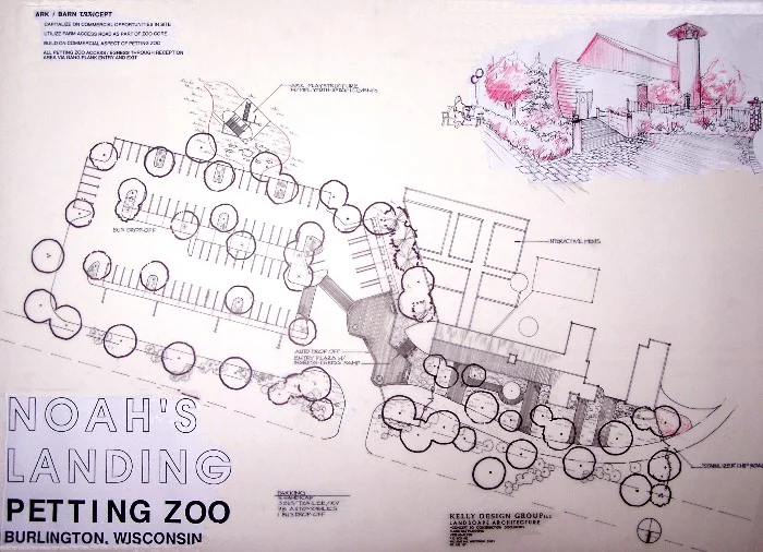 architectural landscape design print
