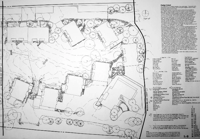 architectural landscape design print
