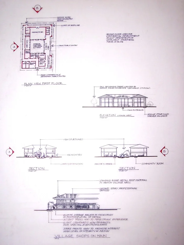 architectural landscape design print