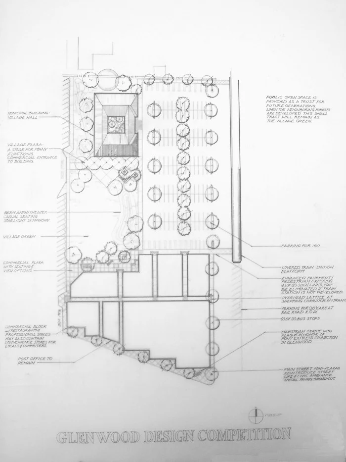 architectural landscape design print