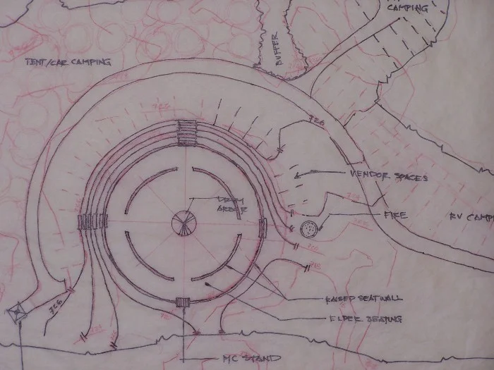 architectural landscape design drawing