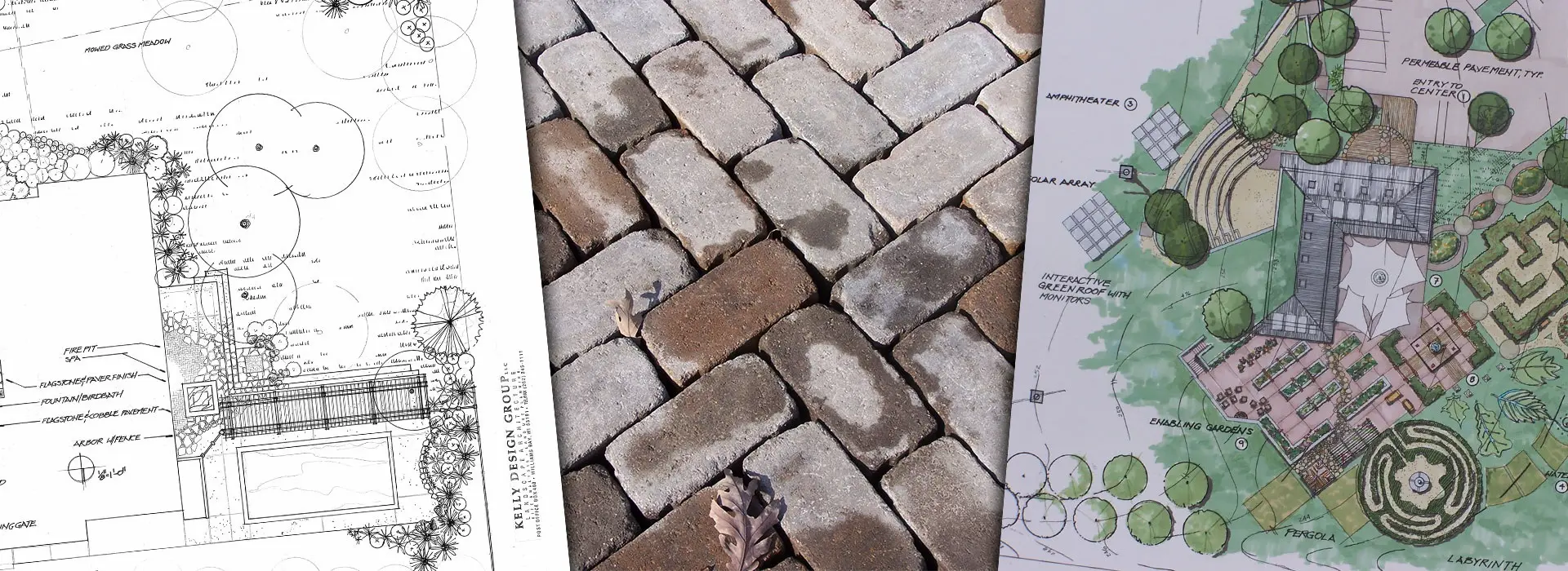 architectural landscape design print