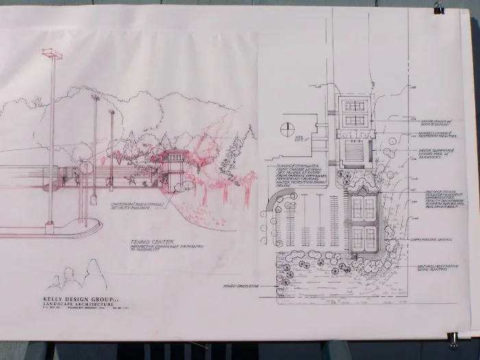 architectural landscape design print